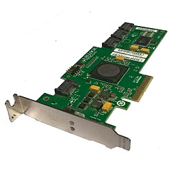 Carte PCI-Express SAS LSI Logic SAS3041E 3x Ports SATA L3-01101-04F Low Profile · Occasion 