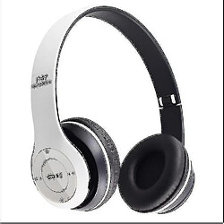 Universal Casque sans fil casque bluetooth casque anti bruit blanc 