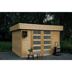 Solid Abri jardin Odense - 7.64 m² - 3.02 x 3.02 x 2.19 m - 28 mm