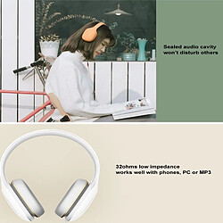 Avis Wewoo Casque blanc pour iPad, iPhone, Galaxy, Huawei, Xiaomi, LG, HTC et autres smartphone Contrôle de panneau latéral filaire stéréo basse version facile,