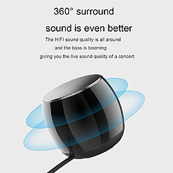 Avis Universal Mini Portable Bluetooth + FM Haut-parleur MP3 Recharge Musique Subwoofer Stereo | Haut-parleurs portables (Noir)