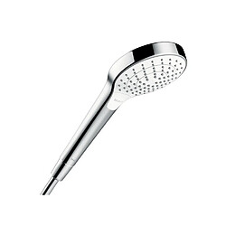 HANSGROHE Douchette 3 jets d'intensité variable MySelect S' Vario - Anticalcaire - Blanc chromé 