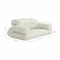 Avis Inside 75 Canapé futon standard convertible HIPPO SOFA couleur naturel