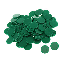 25MM barillet en plastique monnaie Chip Coin 100 barils un avion baril Boundless Green