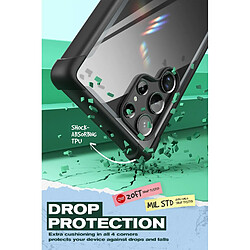 Avis i-Blason Coque pour Samsung Galaxy S22 Ultra 5G (2022), Coque Rigide Protection Transparente Fine avec Bumper TPU Antichoc [Série Ares] sans Protecteur d'écran (Noir)