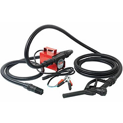 Ribimex Kit pompe gasoil 12 v tuyau souple annelé raccords colliers crépine pistolet