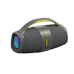 Yonis Enceinte Bluetooth Waterproof 20W Portée 10M Autonomie 4-6H Enceinte Waterproof Portable 20W Bluetooth Autonomie 6h Etanche IPX6 Gris YONIS