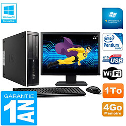 PC HP Compaq Pro 6300 SFF G630 RAM 4Go 1To Graveur DVD Wifi W7 Ecran 22" · Occasion 