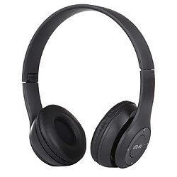 Yonis Casque Bluetooth Pliable Sans Fil, Support MP3 FM Appel, Autonomie 18h