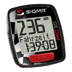 Compteur Sigma MC 10 pour motos noir 