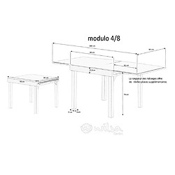 Avis Wilsa Garden Table Modulo 4/8 personnes structure et plateau en aluminium gris anthracite