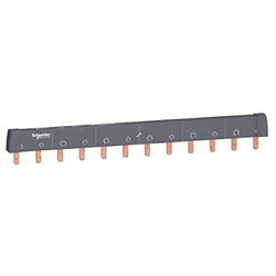 peigne de raccordement - schneider acti9 ic60 - 2 pôles - 100 ampères - 12 modules - schneider electric a9xph212