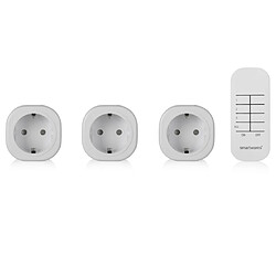 Smartwares Set de mini interrupteurs d'intérieur 8x5,5x5,5 cm Blanc