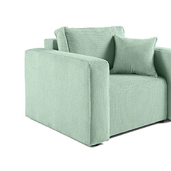 Acheter Bestmobilier Topaze - fauteuil - en velours texturé