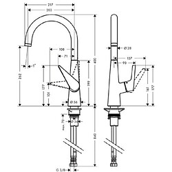 Avis Hansgrohe - Mitigeur évier Talis S 260