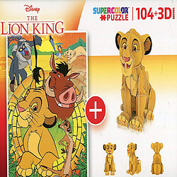 Avis Clementoni-Puzzle 104 modèle 3D-Lion King-104 pièces- 20158