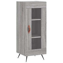 Maison Chic Buffet,Meuble de Rangement,commode pour salon,Cuisine Sonoma gris 34,5x34x90 cm Bois d'ingénierie -MN83759