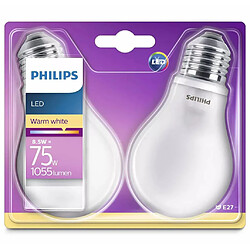 Philips Ampoule LED 2 pcs Classique 8,5 W 1055 Lumens 929001286371