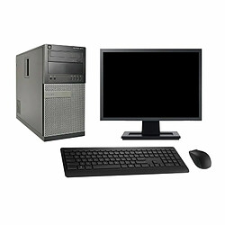 PC Tour Dell 9010 Ecran 22" Intel i7-3770 RAM 16Go Disque 2To Windows 10 Wifi - Occasion