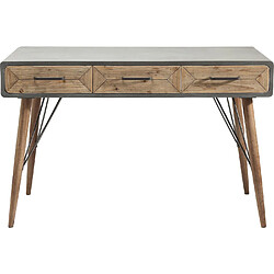 Karedesign Bureau en bois X Factory 3 tiroirs 120x60cm Kare Design