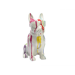 Amadeus Bulldog Cravate Trash Blanc 40 cm