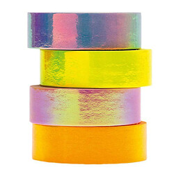 Rico Set de 4 masking tapes irisés pastel