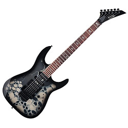 Rocktile Pro JK150F-BSK guitare eléctrique skull