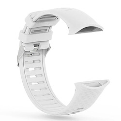 Avis Wewoo Bracelet pour montre connectée Polar Vantage V Silicone Smart Watch de remplacement Blanc