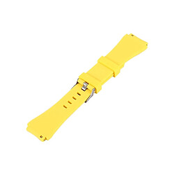 Avis Wewoo Bracelet jaune pour Samsung Gear S3 Montre Classique Smartwatch en Silicone, Longueur: environ 22.4cm