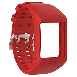 Avis Wewoo Bracelet pour montre connectée Dragonne Sport en silicone POLAR M600 Rouge