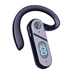 Casque Bluetooth oreille ouverte sans fil à conduction osseuse avec affichage de la batterie numérique commande vocale 1 pièces 