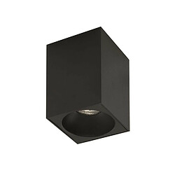 NOVA LUCE Plafonnier NIDO Sable Noir GU10 10 W H14,5