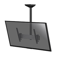 Kimex Support plafond inclinable pour 1 écran TV 43''-55'' - Hauteur 100 cm