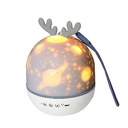 Universal Projecteur étoile lumineuse pour enfants, lumière nocturne tournante à 360 ° + minuterie + télécommande + 6 couleurs, LED bébé étoile ciel lumineux pour anniversaire, Noël, (blanc) 