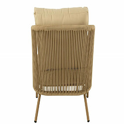 Acheter Inside 75 Fauteuil de jardin ELISA en Aluminium et corde beige