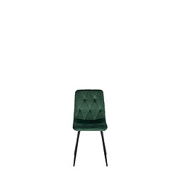 Vivaldi Chaise ROBIN Vert Velours