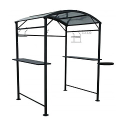 Carport barbecue 2.57m² gris anthracite - car1713ac - HABRITA 