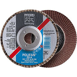 Pferd Meule-éventail Ø 115 mm (13300 tr/mn), POLIFAN® SG-A, Grain : 40 