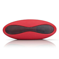 Yonis Mini Enceinte Bluetooth 3D Rugby Avec Microphone Intégré Et Slot Carte TF Enceinte Bluetooth Rugby 3D Stéréo Mini Avec Radio MP3 et Slot TF Rouge YONIS