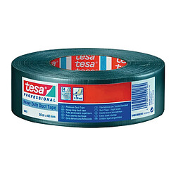 Fp Adhésif toilé duct tape 4663 argent longueur 50 m largeur 48 mm rouleau TESA