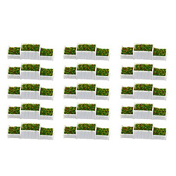 miniature fleur miniature pot de fleurs 15pcs 1:75 parterres de Fleurs Miniatures pour décoration de Jardin