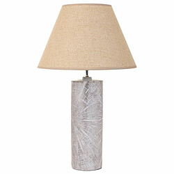 Lampe de bureau Alexandra House Living Argent Polyrésine 220-240 V 14 x 51 x 14 cm