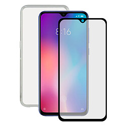 Uknow Film Protecteur en Verre Trempé pour Téléphone Portable + Étui pour Téléphone Portable Xiaomi Mi 9 Contact 