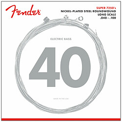 Nickel Plated Steel Long Scale 7250L 040-100 Fender