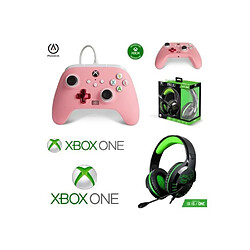 Pack Manette XBOX ONE-S-X-PC ROSE MIST EDITION SPECIALE+ Casque Gamer PRO H3 SPIRIT OF GAMER XBOX ONE/S/X/PC 