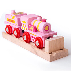 Acheter Bigjigs Rail Machine à chemin de fer en bois rose 123