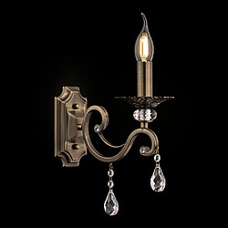 MAYTONI Applique Bougie Laiton & Cristal, 1 Lumière, E14