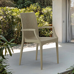 Grand Soleil Chaises de jardin fauteuil accoudoirs ba