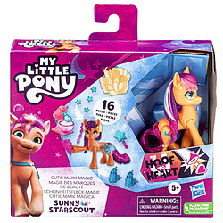 Hasbro Figurine de petit poney Sunny Starscout La magie des marques de beauté My little pony