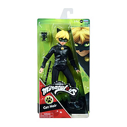 Playmates Figurine Cat Noir de la série animée Miraculous avec accessoires 